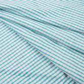 Striped Light Weighted Indian Block Print Fabric