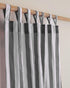 Striped Organic Cotton Block Print Curtains