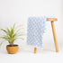 Stunning Blue Floral Hand Block Printed Cotton Fabric