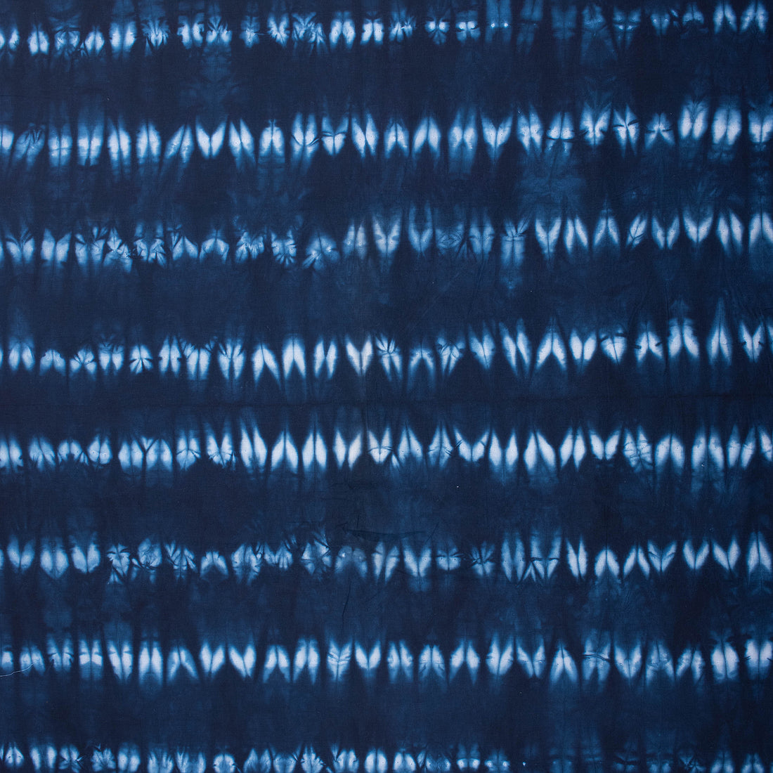 Stunning Blue Shibori Tie Dye Cotton Fabric