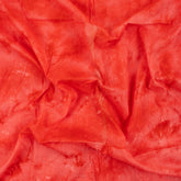 Stunning Red Tie Dye Cotton Shibori Fabric