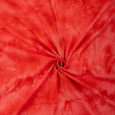 Stunning Red Tie Dye Cotton Shibori Fabric