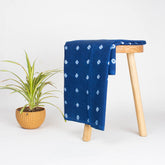 Stylish Blue Cotton Shibori Tie Dye Fabric