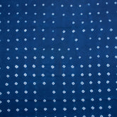 Stylish Blue Cotton Shibori Tie Dye Fabric