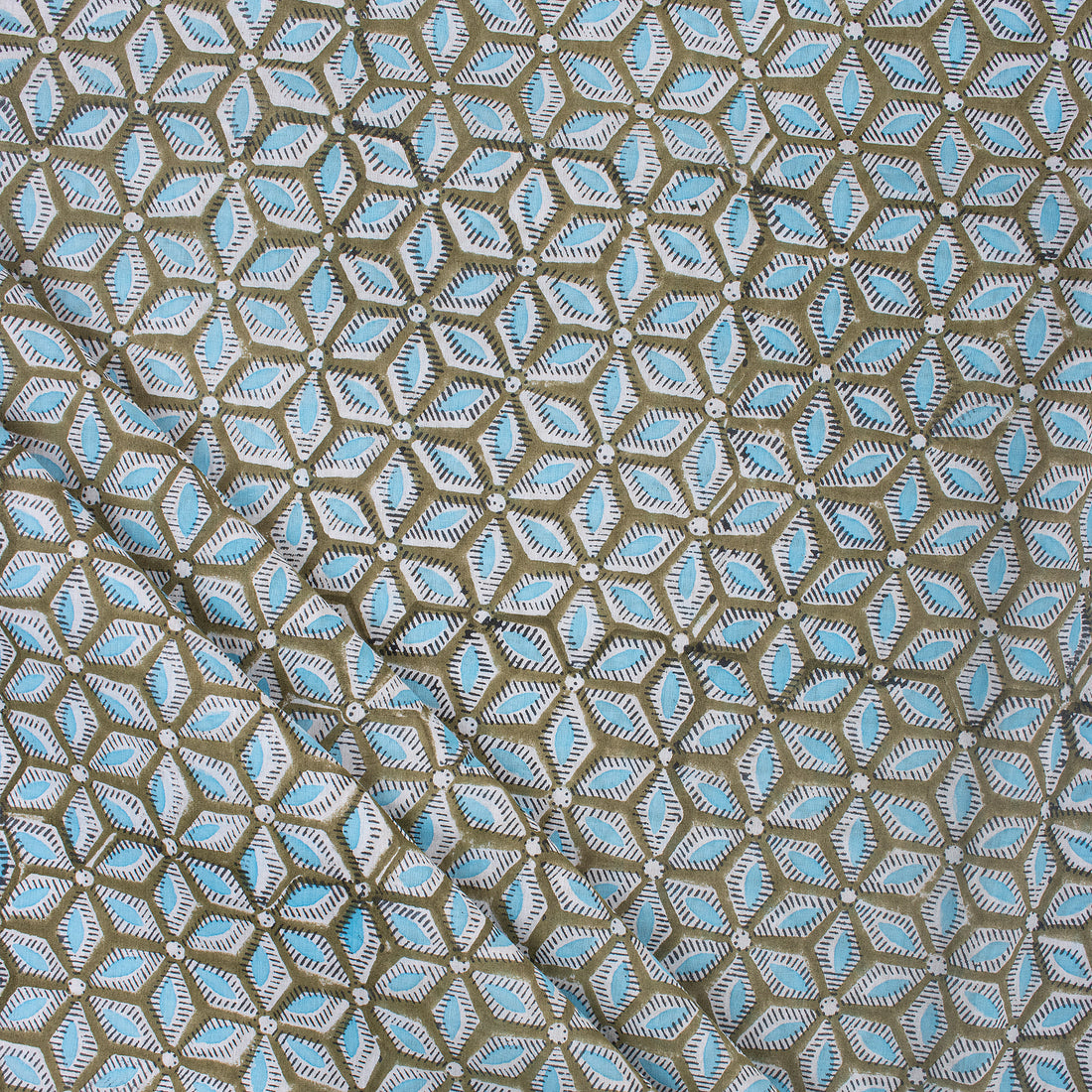 Stylish Blue Hand Block Hand Block Print Online