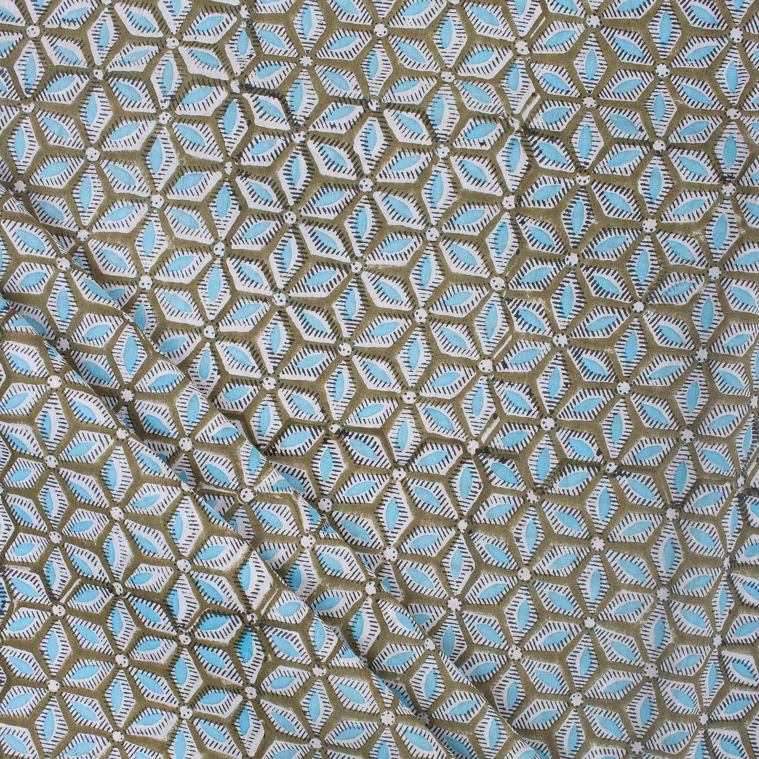 Stylish Blue Hand Block Hand Block Print Online