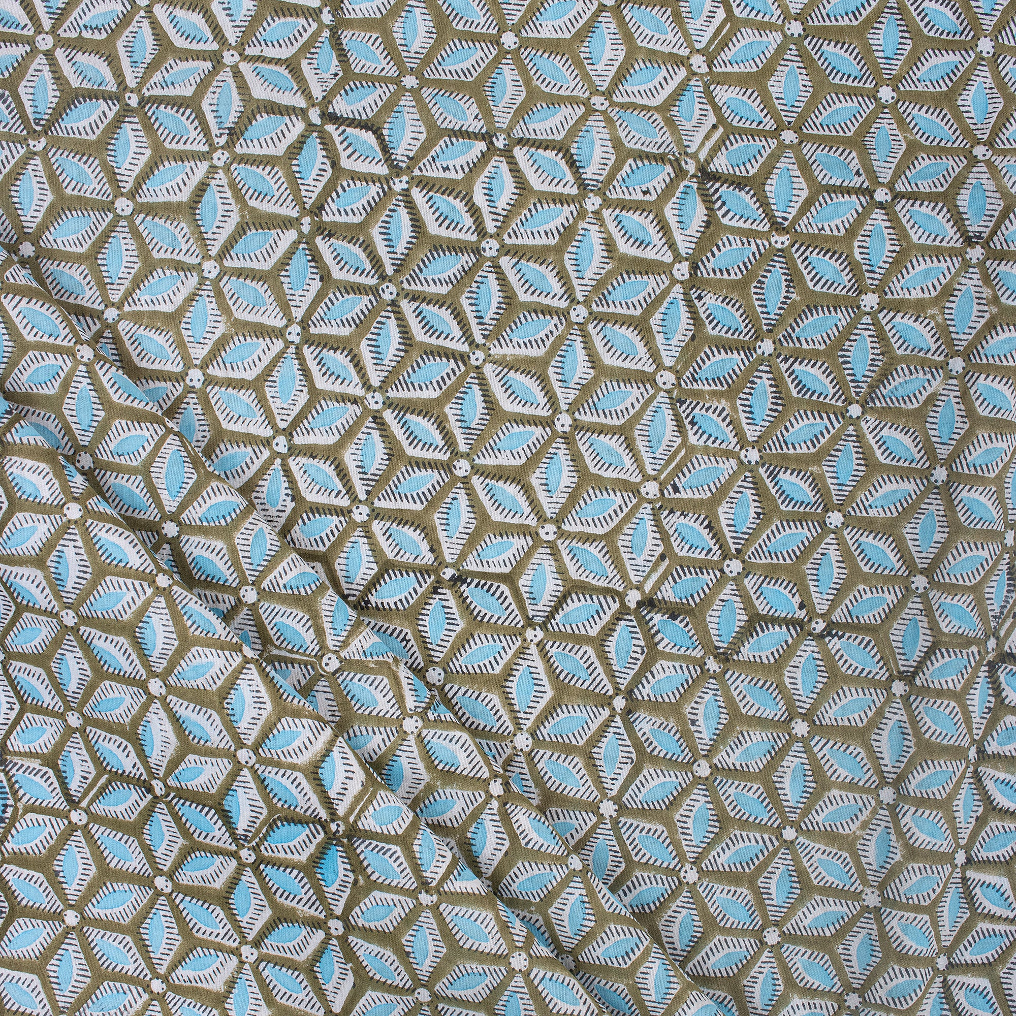 Stylish Blue Hand Block Hand Block Print Online