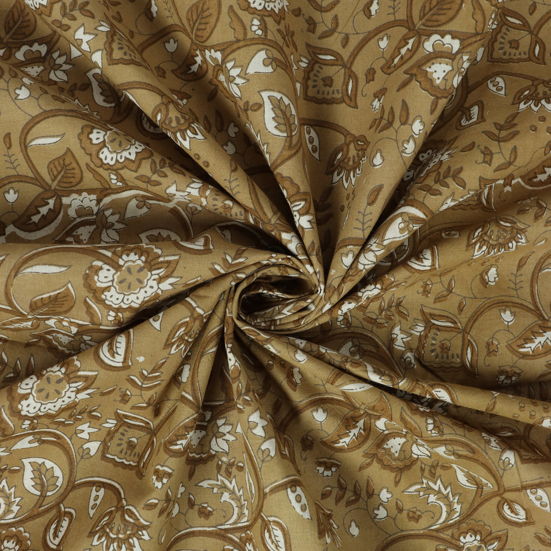Stylish Hand Block Printed Dabu Fabric