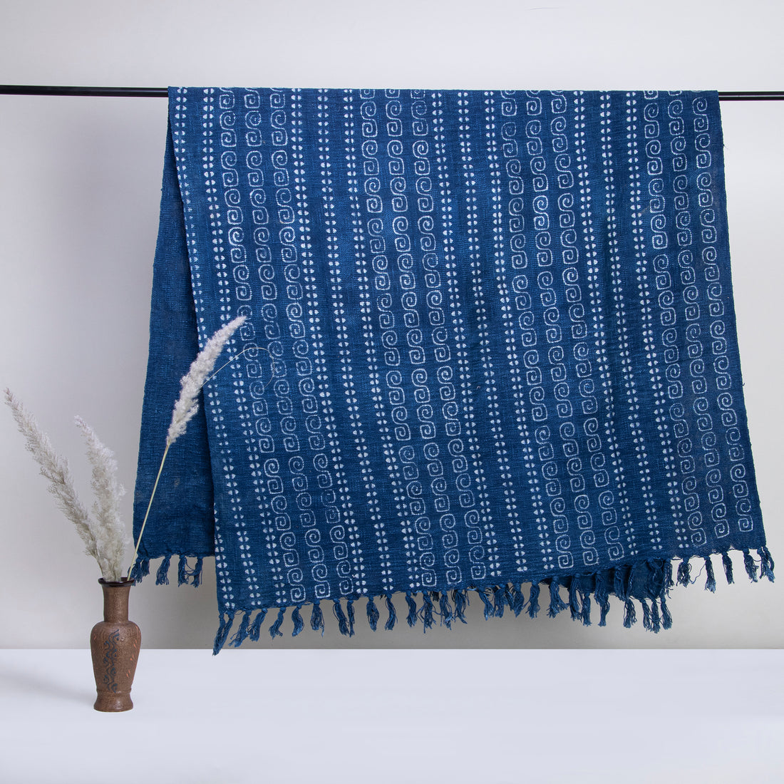 Stylish Hand Block Pure Cotton Printed Sofa Throw