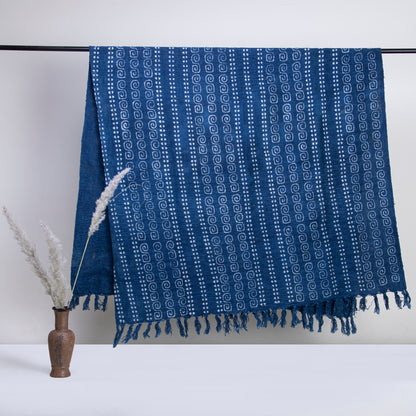 Stylish Hand Block Pure Cotton Printed Sofa Throw