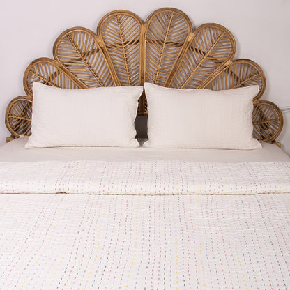 Stylish Hand Stitched Cotton Kantha Quilt Blanket