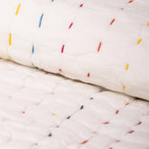 Stylish Hand Stitched Cotton Kantha Quilt Blanket