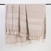 Stylish Hand Woven Cotton Reversible Throw Blanket