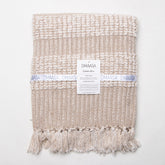 Stylish Hand Woven Cotton Reversible Throw Blanket