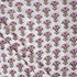 Stylish Purple Floral Block Print Fabric