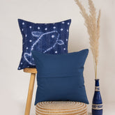 Sustainable Animal Printed kantha Tie Dye Cushion Covers