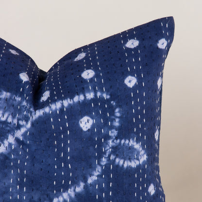 Sustainable Animal Printed kantha Tie Dye Cushion Covers
