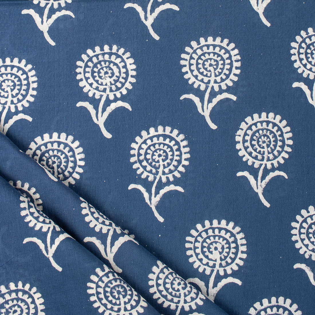 Sustainable Block Printed Discharge Fabric