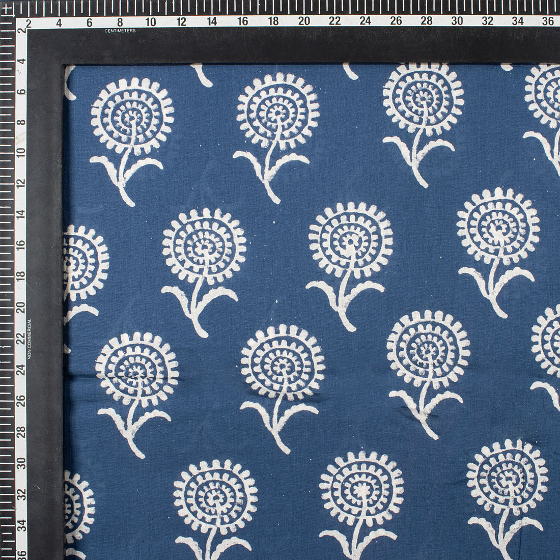 Sustainable Block Printed Discharge Fabric