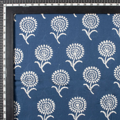 Sustainable Block Printed Discharge Fabric