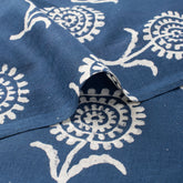 Sustainable Block Printed Discharge Fabric