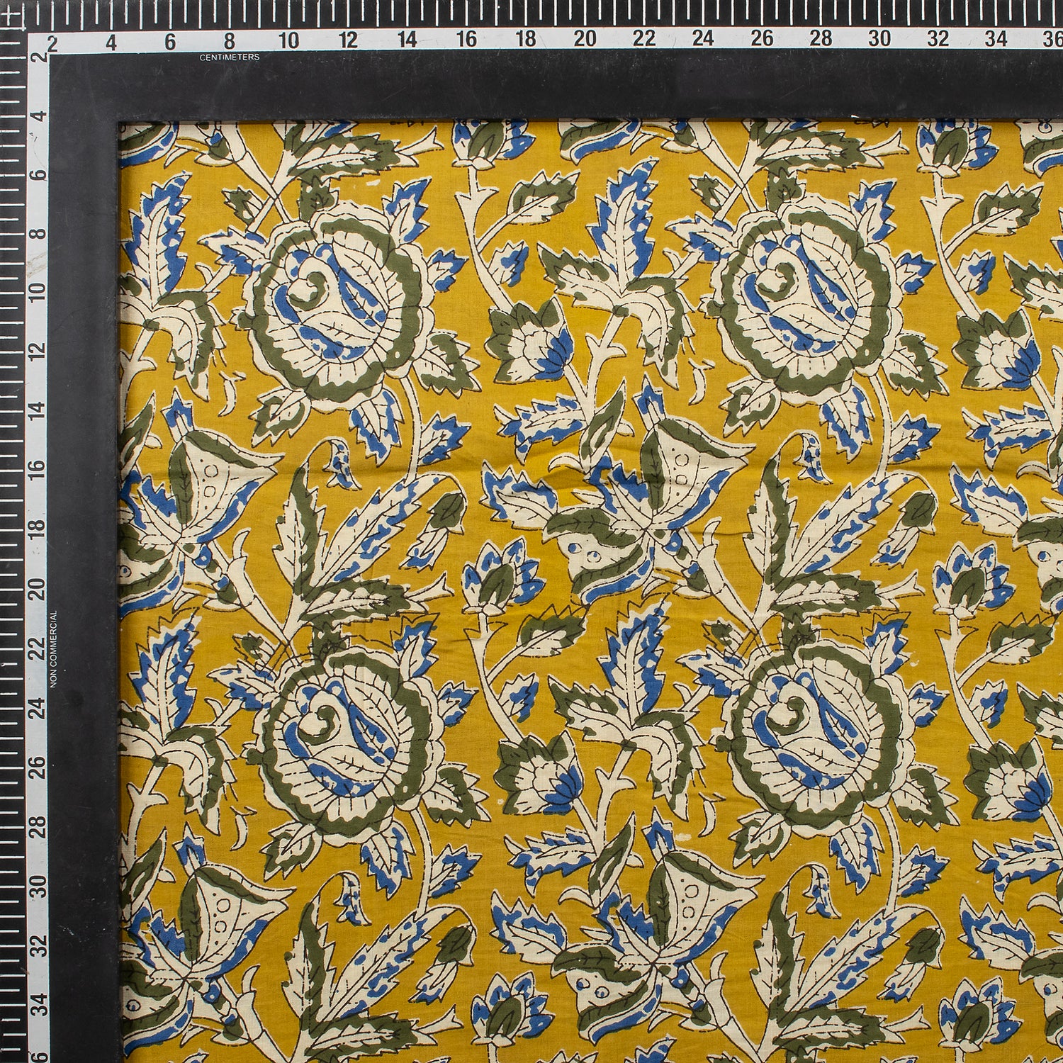 Sustainable Hand Block Floral Printed Bagru Fabric