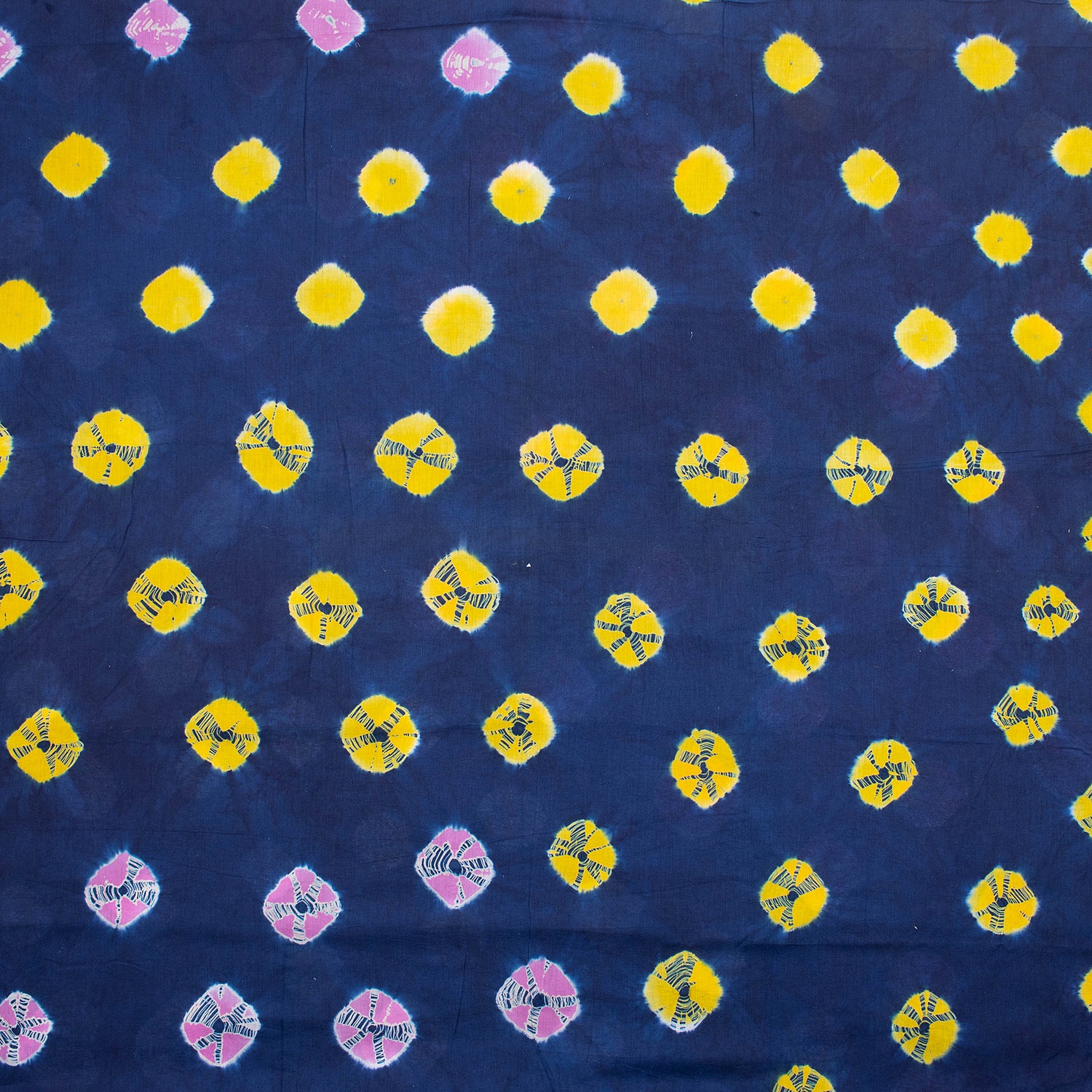 Tie Dye Shibori Cotton Fabric