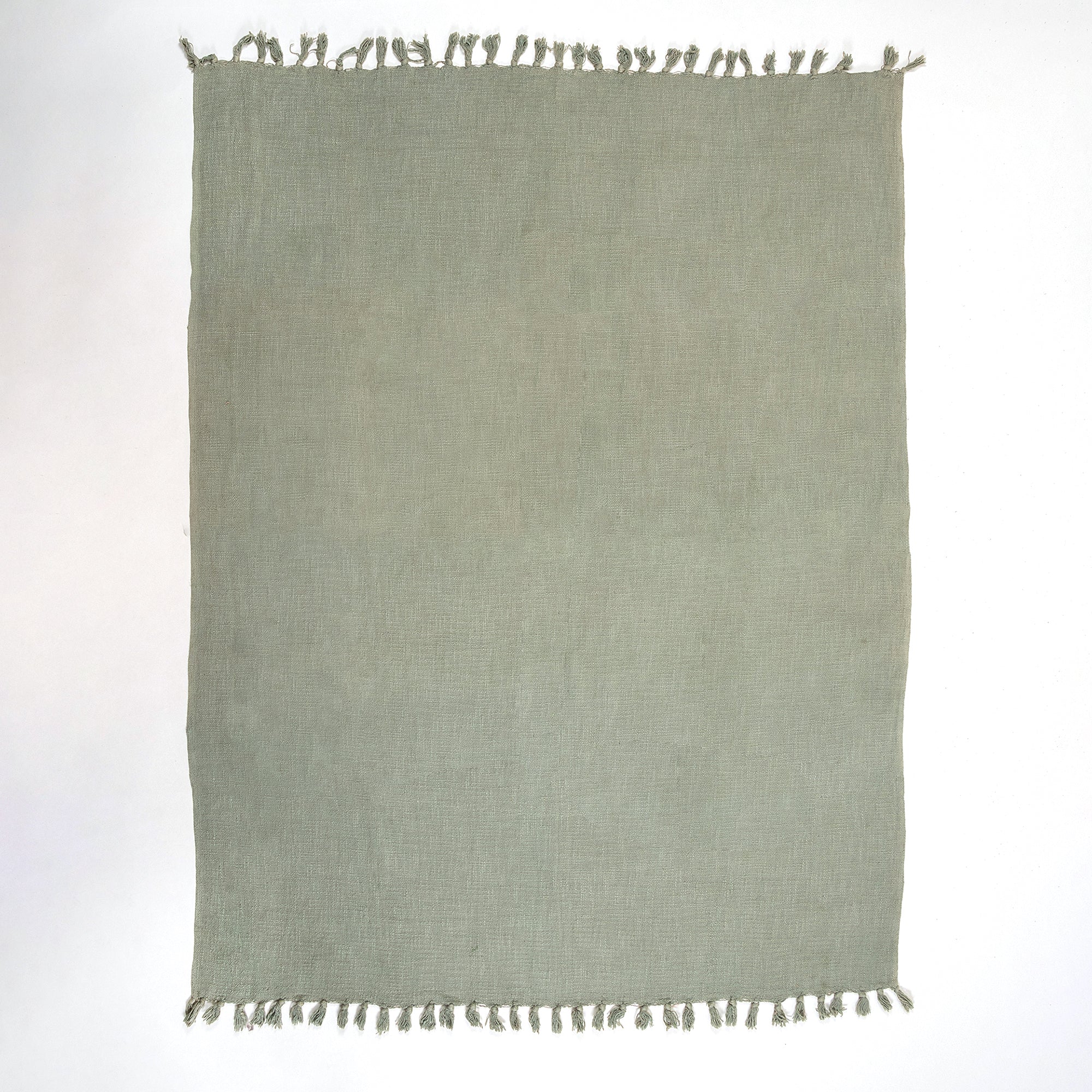 Top Solid Cotton Throw Blanket For Home Decor