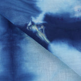 Traditional Blue Tie Dye Shibori Cotton Fabric