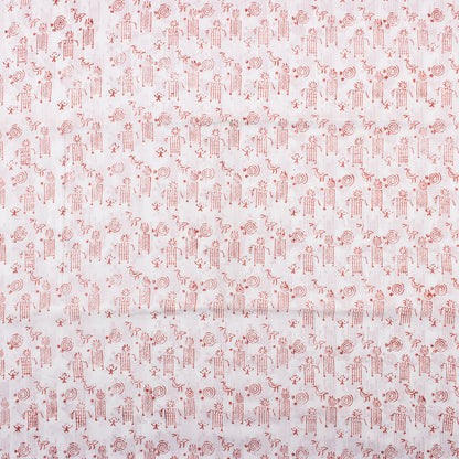 Traditional Hand Block Printed Organic Cotton Fabric