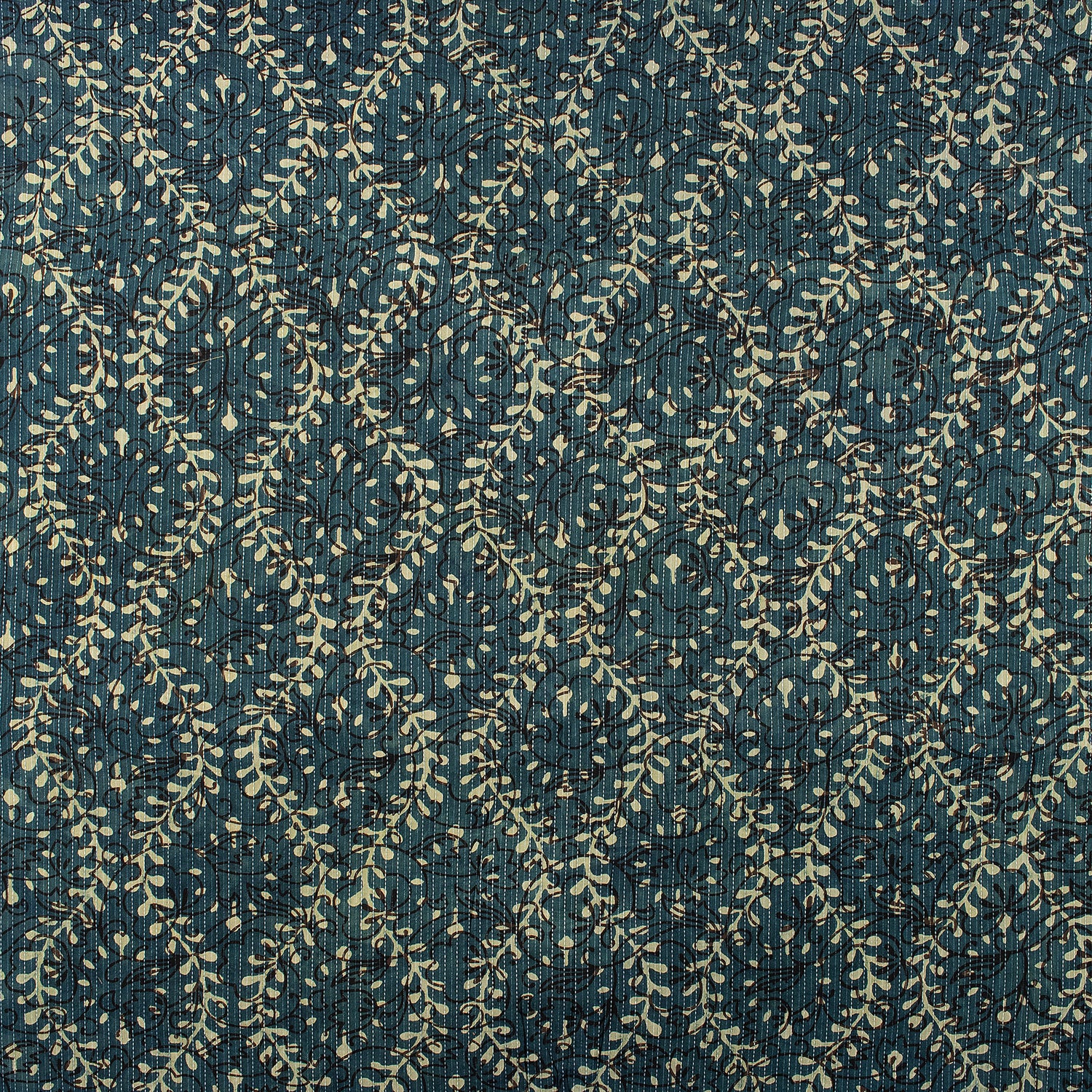 Trendy Dabu Hand Block Printed Cotton Fabric Yard