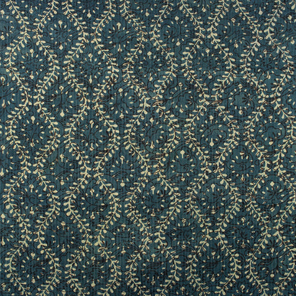 Trendy Dabu Hand Block Printed Cotton Fabric Yard