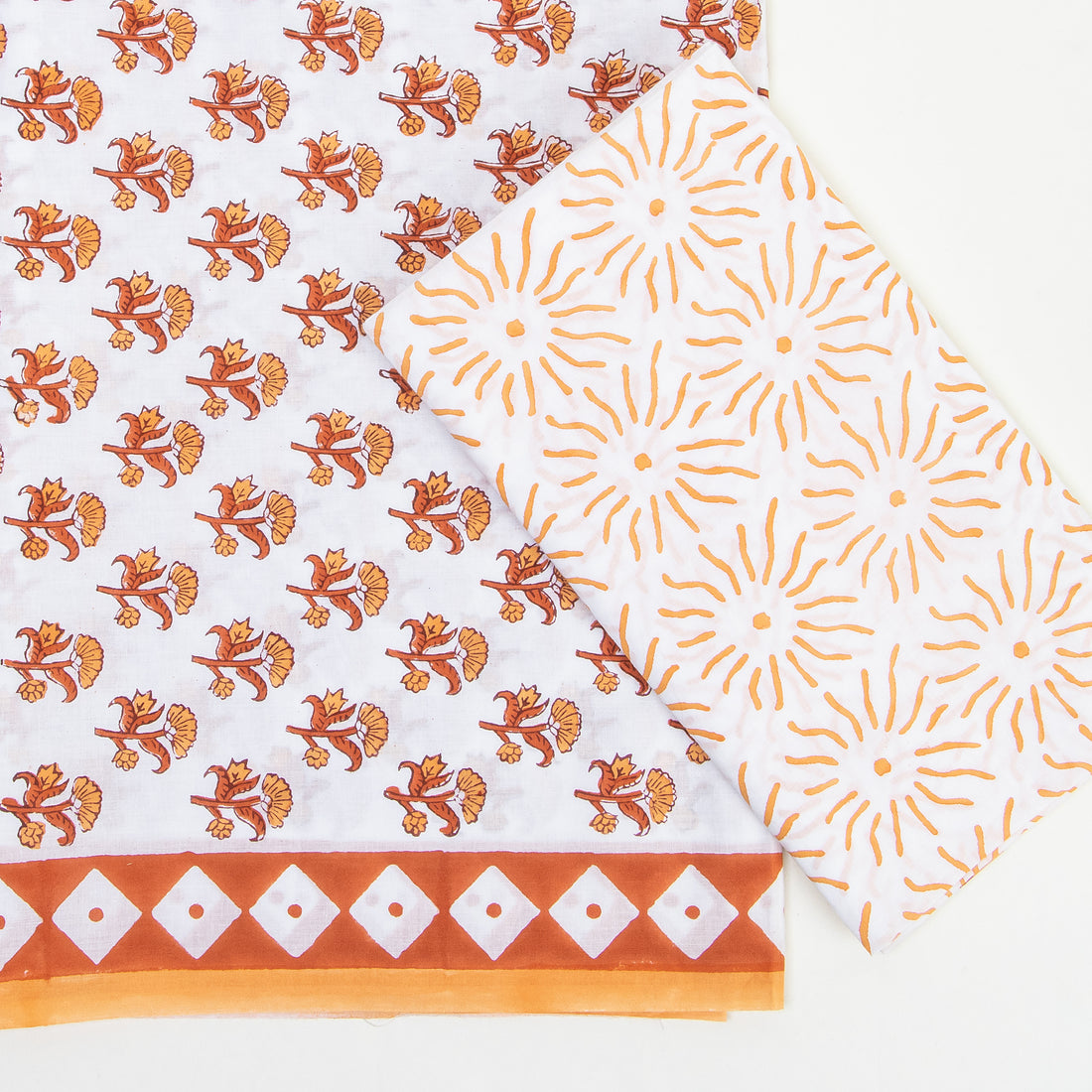 Floral Soft Cotton Printed Suit with Cotton Dupatta