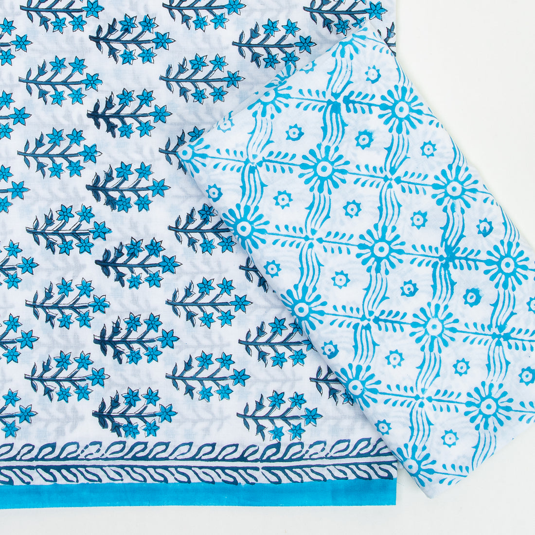 Handmade Pure Cotton Suits Sets with Cotton Dupatta