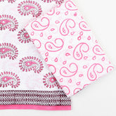 Pink Paisley Cotton Suits for Women with Kota Dupatta