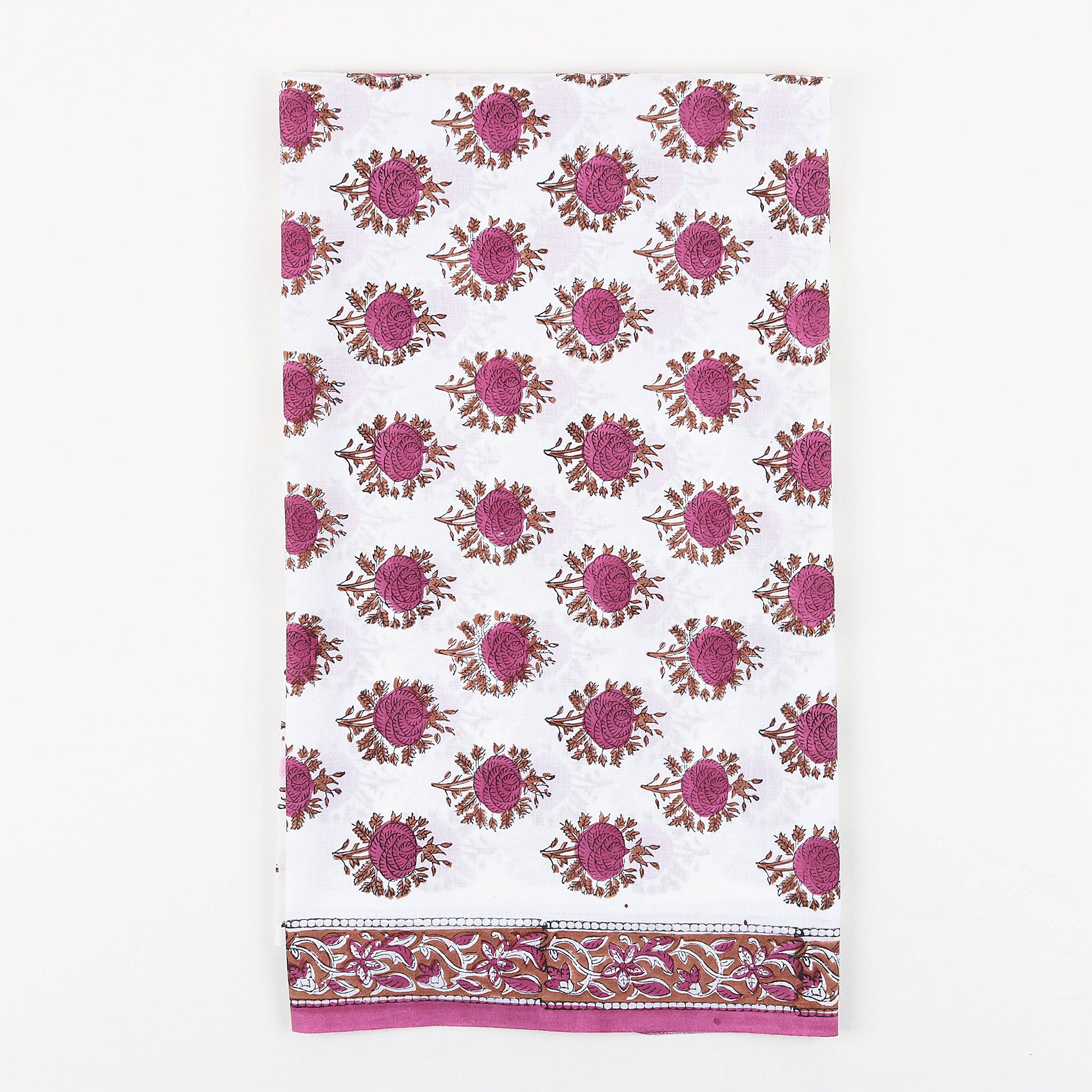 Sun Flower Salwar Suit Design and Handloom Cotton Dupatta