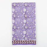 Purple Color Hand Block Printed Cotton Suits with Kota Doria Dupatta