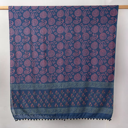 Ultra Soft Red Paisley Printed Dupatta for Girls