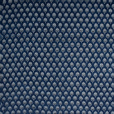 Unique Indigo Floral Organic Cotton Fabric By the Yrad