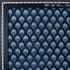 Unique Indigo Floral Organic Cotton Fabric By the Yrad