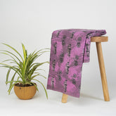 Vehicle Pure Cotton Mud Resist Hand Block Print Fabric