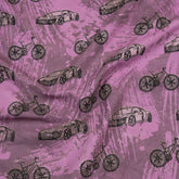Vehicle Pure Cotton Mud Resist Hand Block Print Fabric
