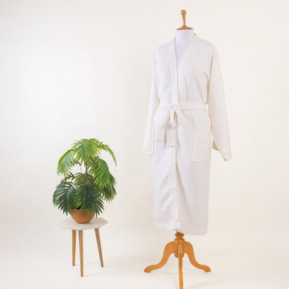 Waffle Bathrobe For Women&