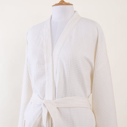 Waffle Bathrobe For Women&