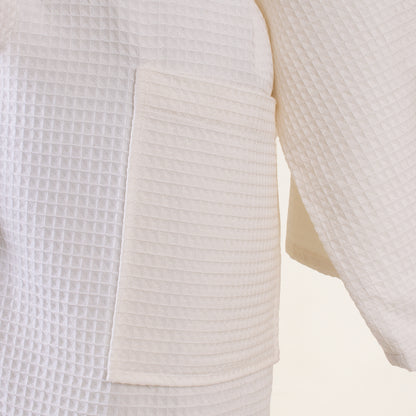 Waffle Bathrobe For Women&