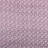 White Floral Indian Hand Block Printed Fabric