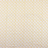 Yellow Block Printed Indian Pure Cotton Fabric Material
