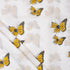 Yellow Butterfly Indian Hand Block Fabric Material