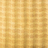 Yellow Dabu Pure Cotton Hand Block Printed Kantha Fabric