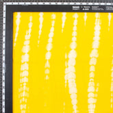 Yellow Natural Tie Dye Cotton Shibori Fabric